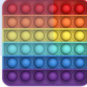 Push and Pop Bubble Sensory Fidget Toy, Silikon Sensorisches Angst Relief Finger Toys